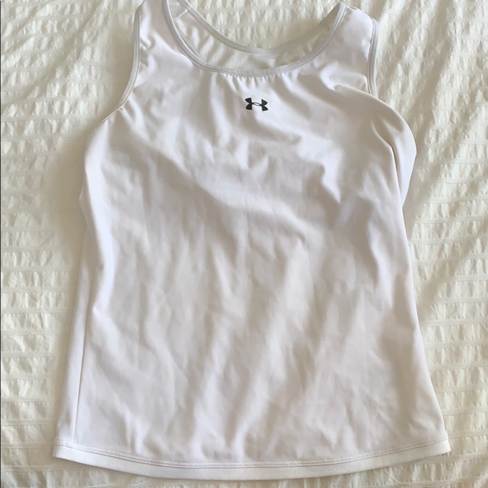 White under armour tank